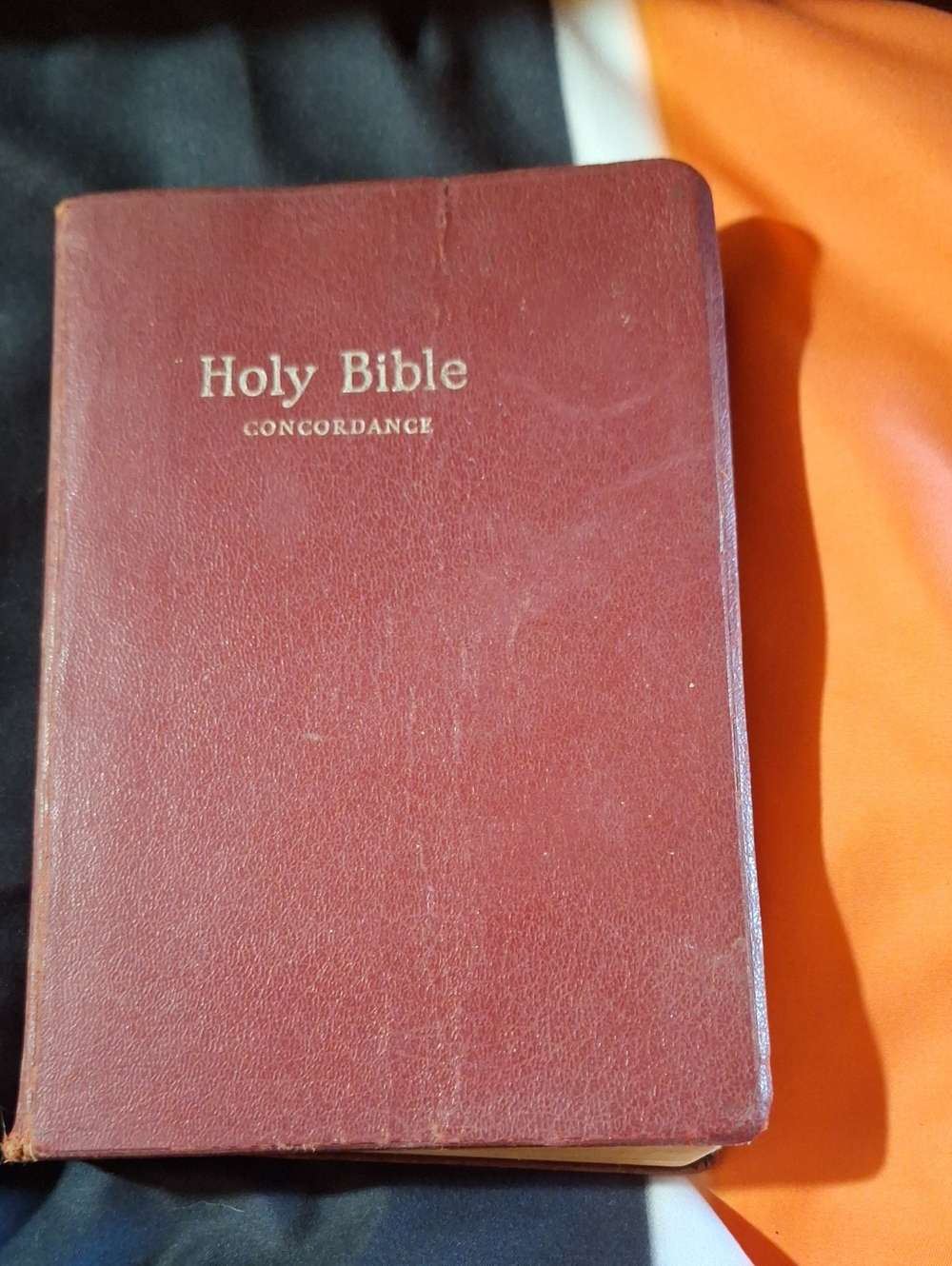 Vintage Holy Bible Concordance - Burgundy